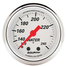 Load image into Gallery viewer, AutoMeter 2-1/16 A/W Water Temperature Gauge 120-240 Degrees