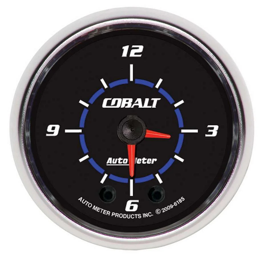AutoMeter 2-1/16 Cobalt Hi-Def Clock 6185