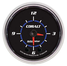 Load image into Gallery viewer, AutoMeter 2-1/16 Cobalt Hi-Def Clock 6185