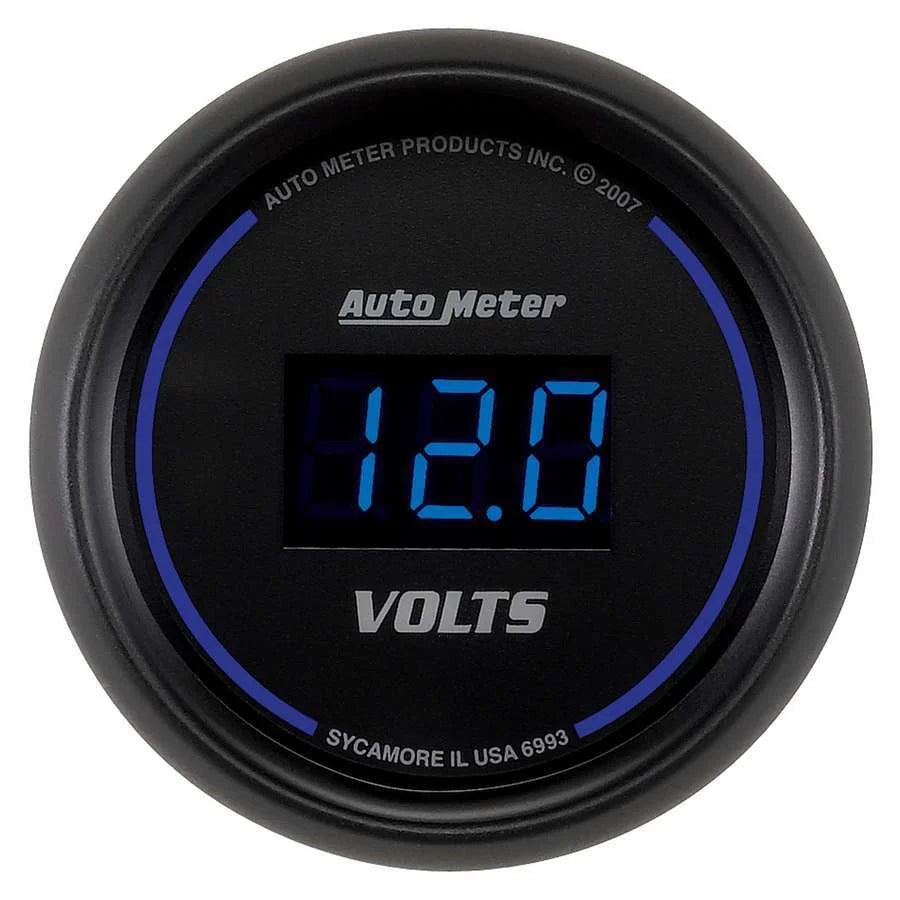 AutoMeter 2-1/16 Cobalt Voltmeter Gauge 6993