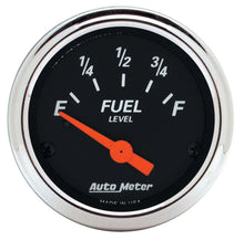 Load image into Gallery viewer, AutoMeter 2-1/16 D/B Fuel Level Gauge 0-90 Ohms 1422