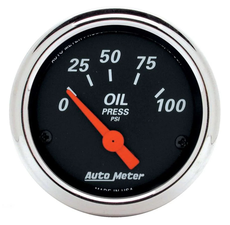 AutoMeter 2-1/16 D/B Oil Pressure Gauge - 0-100psi 1426