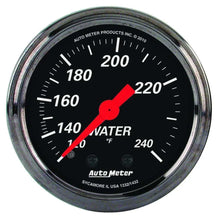 Load image into Gallery viewer, AutoMeter 2-1/16 D/B Water Temp Gauge 120-240 Degrees 1432