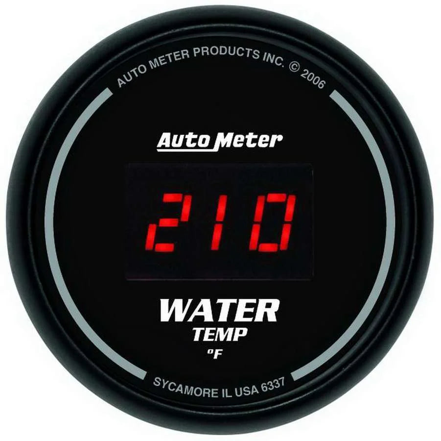 AutoMeter 2-1/16 DG/B Water Temp Gauge 6337