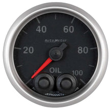 Load image into Gallery viewer, AutoMeter 2-1/16 E/S Oil Press. Gauge - 0-100psi 5652