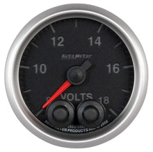Load image into Gallery viewer, AutoMeter 2-1/16 E/S Voltmeter Gauge - 8-18 Volts 5683