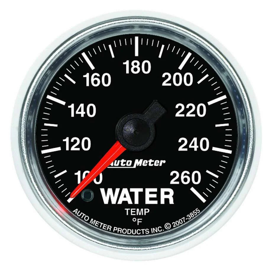 AutoMeter 2-1/16 GS Water Temp Gauge - 100-260 3855
