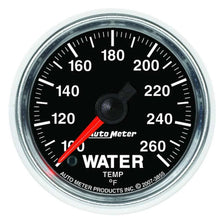 Load image into Gallery viewer, AutoMeter 2-1/16 GS Water Temp Gauge - 100-260 3855