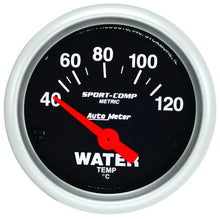 Load image into Gallery viewer, AutoMeter 2-1/16 Mini Sport Comp Water Temp Gauge -Metric 3337-M