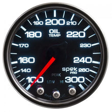 Load image into Gallery viewer, AutoMeter 2-1/16 Oil Temp Gauge 100-300 Deg Black Dial P32252