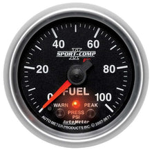 Load image into Gallery viewer, AutoMeter 2-1/16 S/C II Fuel Press Gauge - 0-100psi