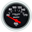 Load image into Gallery viewer, AutoMeter 2-1/16 S/C Oil Temp. Gauge 60-170c 3348-M