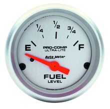 Load image into Gallery viewer, AutoMeter 2-1/16 Ultra-Lite Fuel Level Gauge 4319