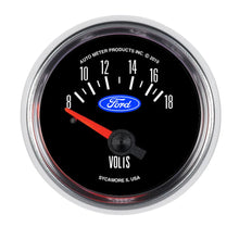 Load image into Gallery viewer, AutoMeter 2-1/16 Voltmeter Gauge 18-Volt 880823