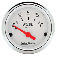 Load image into Gallery viewer, AutoMeter 2-1/16in A/W Fuel Level Gauge - 0-90 Ohms fits GM