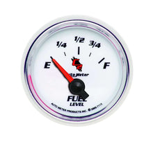 Load image into Gallery viewer, AutoMeter 2-1/16in C2/S Fuel Level Gauge 0-90ohms 7113