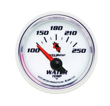 Load image into Gallery viewer, AutoMeter 2-1/16in C2/S Water Temp Gauge 100-250 7137