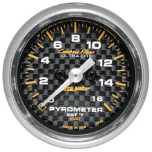 Load image into Gallery viewer, AutoMeter 2-1/16in C/F 1600 Degree Pyrometer