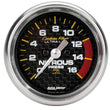 Load image into Gallery viewer, AutoMeter 2-1/16in C/F Nitrous Press. Gauge 0-1600psi 4774