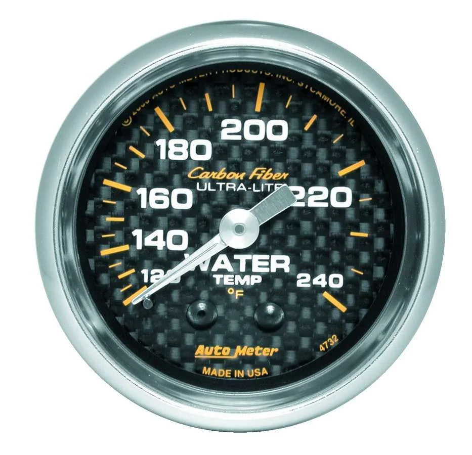 AutoMeter 2-1/16in C/F Water Temp. Gauge 120-240