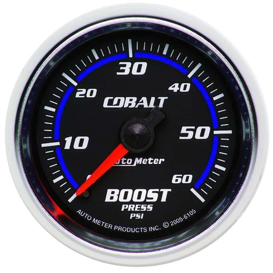 AutoMeter 2-1/16in C/S Boost Gauge 0-60psi 6105