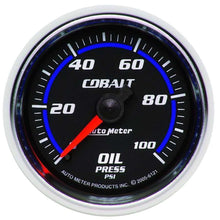 Load image into Gallery viewer, AutoMeter 2-1/16in C/S Oil Pressure Gauge 0-100psi 6121