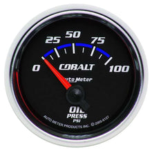 Load image into Gallery viewer, AutoMeter 2-1/16in C/S Oil Pressure Gauge 0-100psi 6127