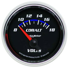 Load image into Gallery viewer, AutoMeter 2-1/16in C/S Voltmeter Gauge 8-18 Volts 6192