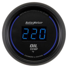 Load image into Gallery viewer, AutoMeter 2-1/16in Cobalt Oil Temp Gauge Digital 340F 6948