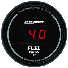 Load image into Gallery viewer, AutoMeter 2-1/16in DG/B Fuel Pressure Gauge