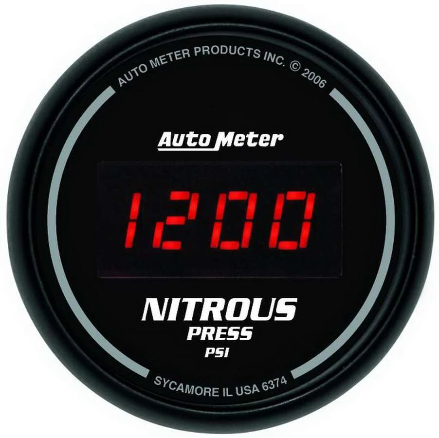 AutoMeter 2-1/16in DG/B Nitrous Pressure Gauge 6374