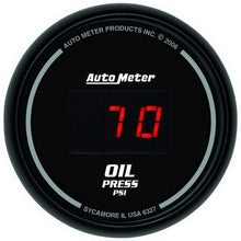 Load image into Gallery viewer, AutoMeter 2-1/16in DG/B Oil Pressure Gauge