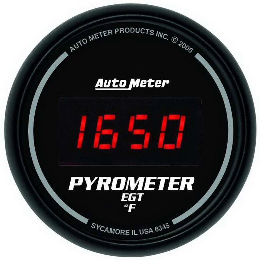 AutoMeter 2-1/16in DG/B Pyrometer/ EGT Gauge 6345