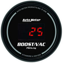 Load image into Gallery viewer, AutoMeter 2-1/16in DG/B Vacuum / Boost Gauge
