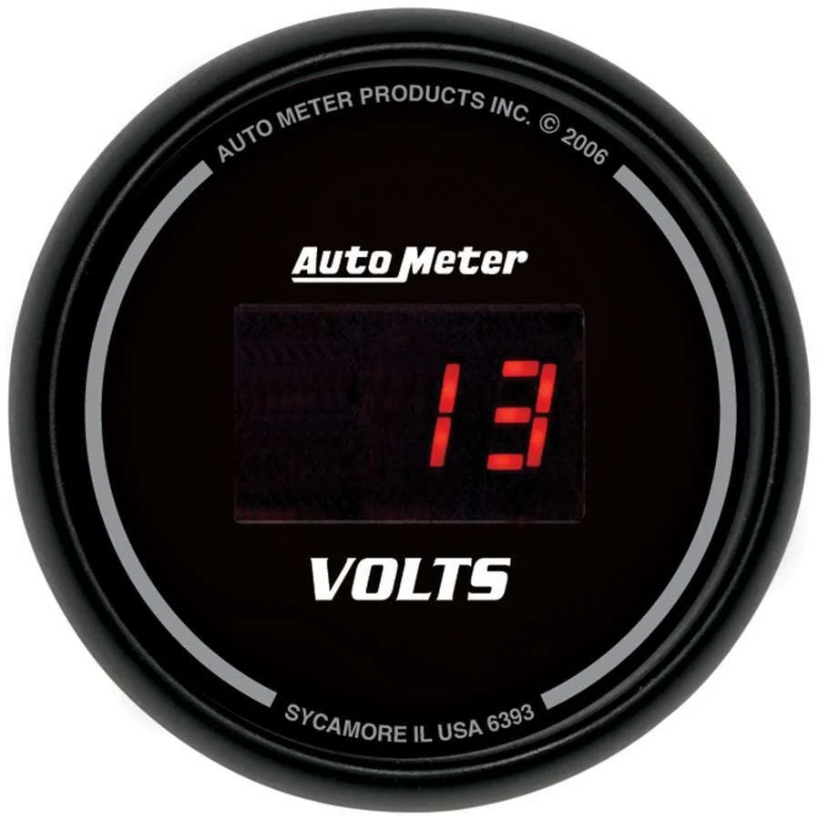 AutoMeter 2-1/16in DG/B Voltmeter Gauge 6393