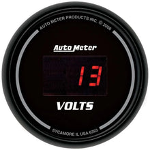 Load image into Gallery viewer, AutoMeter 2-1/16in DG/B Voltmeter Gauge 6393