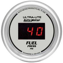 Load image into Gallery viewer, AutoMeter 2-1/16in DG/S Fuel Pressure Gauge 6563