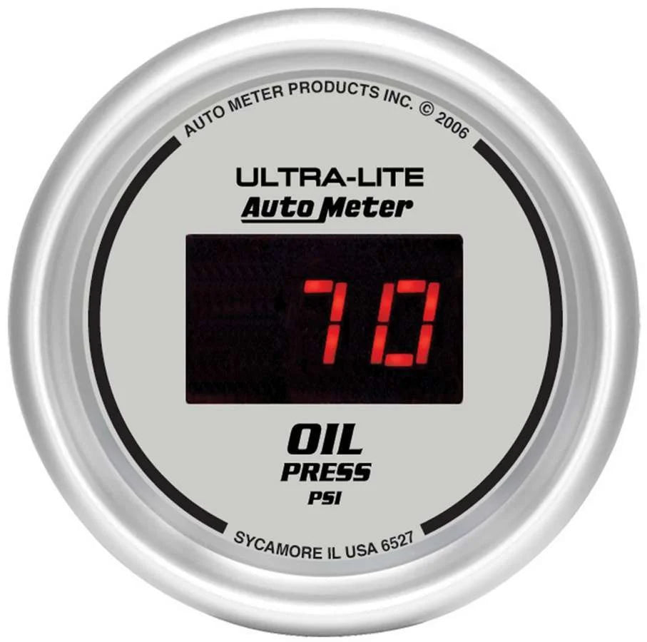 AutoMeter 2-1/16in DG/S Oil Press. Gauge 6527
