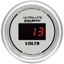 Load image into Gallery viewer, AutoMeter 2-1/16in DG/S Voltmeter Gauge 6593