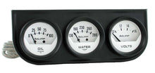 Load image into Gallery viewer, AutoMeter 2-1/16in Oil/Volt/Water Short Sweep Console 2324