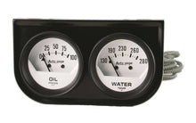 Load image into Gallery viewer, AutoMeter 2-1/16in Oil/Water Short Sweep Console 2323