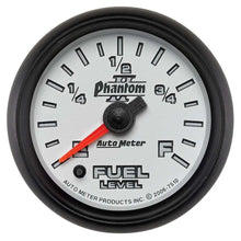Load image into Gallery viewer, AutoMeter 2-1/16in P2/S Fuel Level Gauge 7510