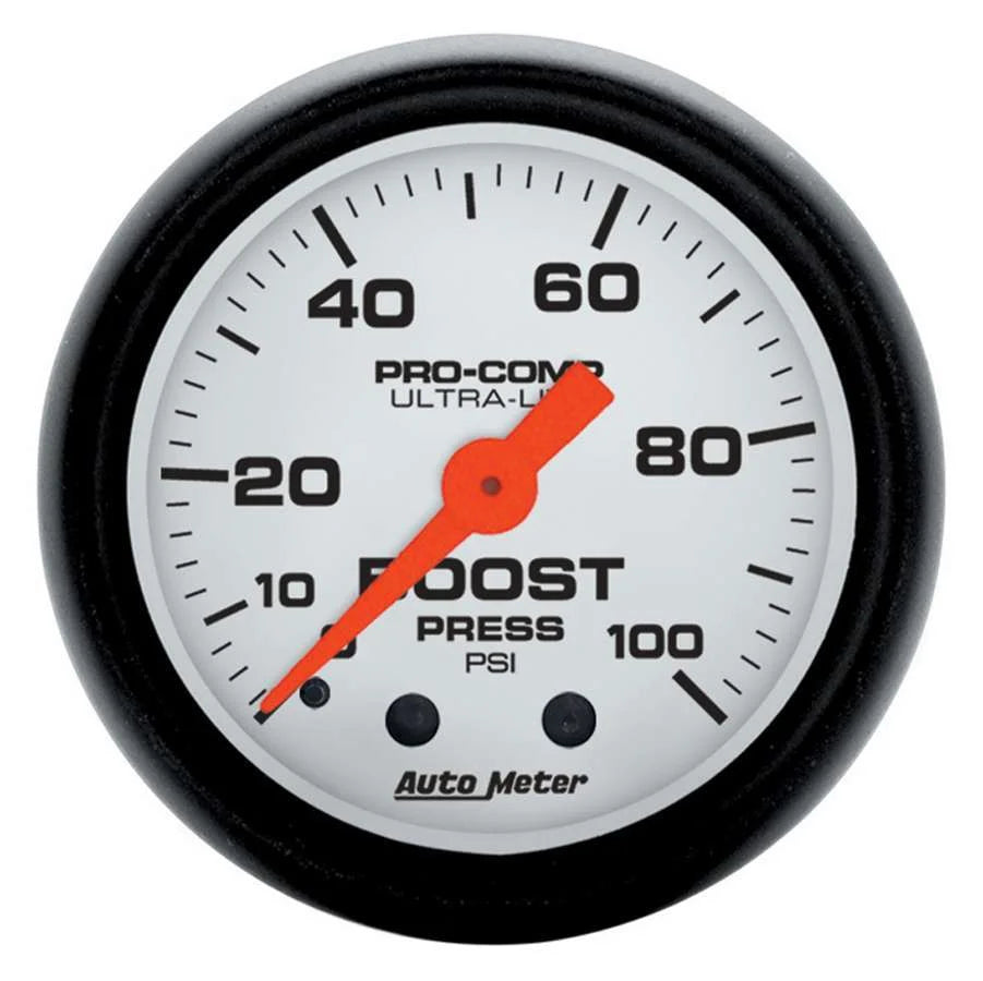 AutoMeter 2-1/16in P/S Boost Gauge 0-100psi