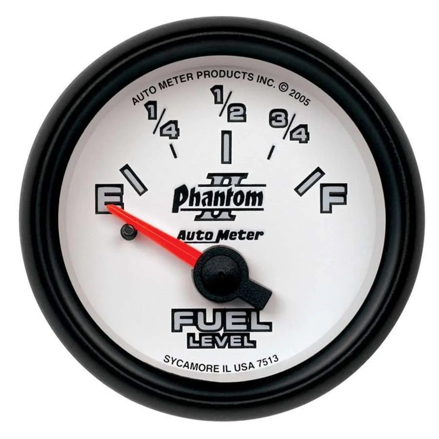 AutoMeter 2-1/16in P/S II Fuel Level Gauge 0-90ohms
