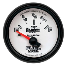 Load image into Gallery viewer, AutoMeter 2-1/16in P/S II Fuel Level Gauge 0-90ohms