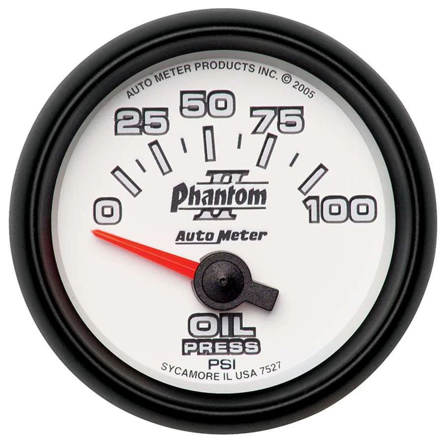 AutoMeter 2-1/16in P/S II Oil Pressure Gauge 0-100psi