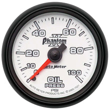 Load image into Gallery viewer, AutoMeter 2-1/16in P/S II Oil Pressure Gauge 0-100psi 7521
