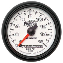 Load image into Gallery viewer, AutoMeter 2-1/16in P/S II Pyrometer Kit 0-1600 7544