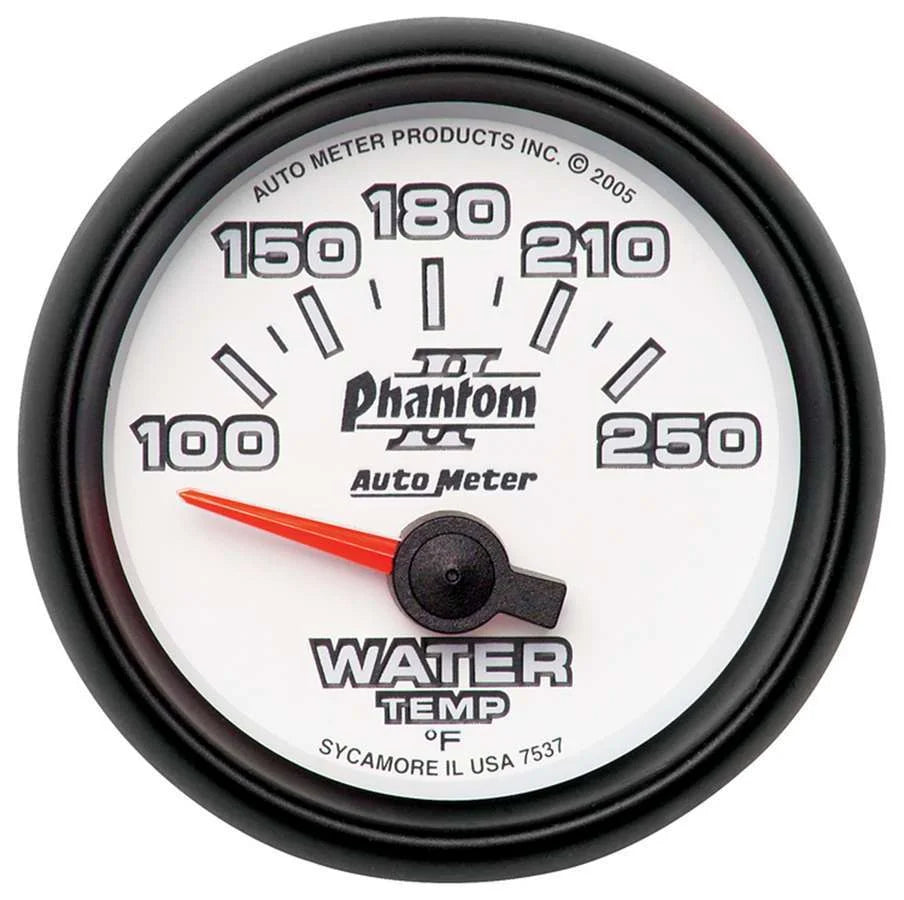 AutoMeter 2-1/16in P/S II Water Temperature Gauge 100-250
