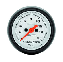Load image into Gallery viewer, AutoMeter 2-1/16in Phantom EGT Pyrometer Kit 0-1600 5744